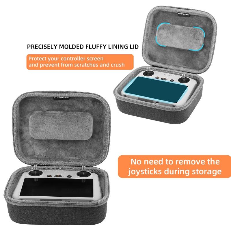 Protective Storage Bag For Dji Mini 3 Drone With Suede Lining