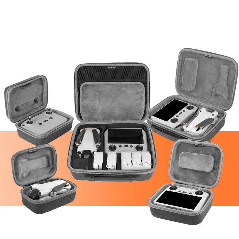 Protective Storage Bag For Dji Mini 3 Drone With Suede Lining