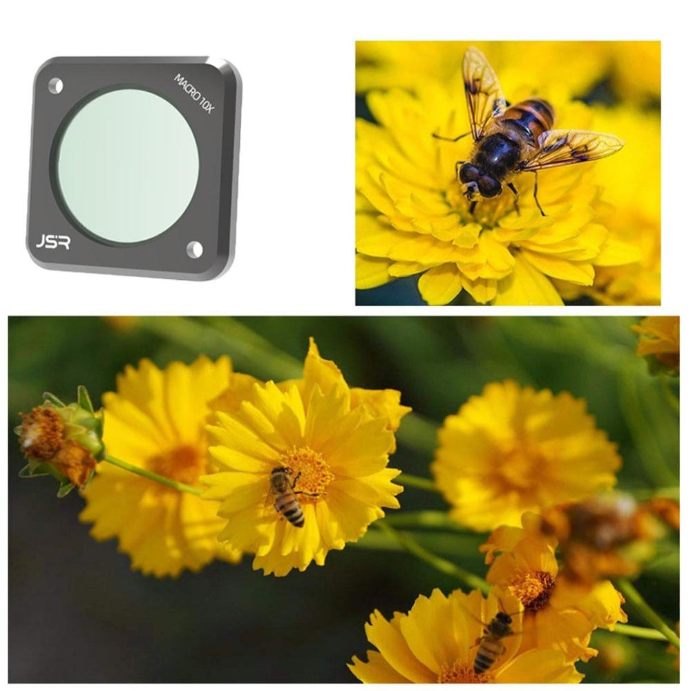 Nd4 Action Camera Filter For Dji 2 Optical Glass Aluminium Frame Accessory