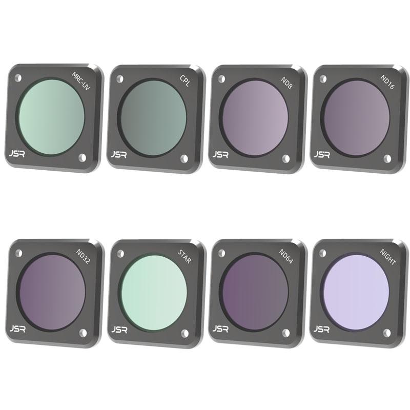 8 In 1 Action Camera Filters For Dji 2 With Optical Glass And Aluminium Frame