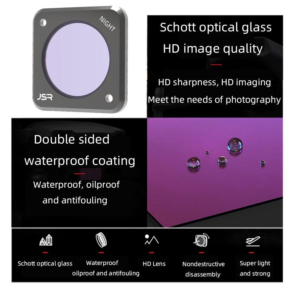8 In 1 Action Camera Filters For Dji 2 With Optical Glass And Aluminium Frame