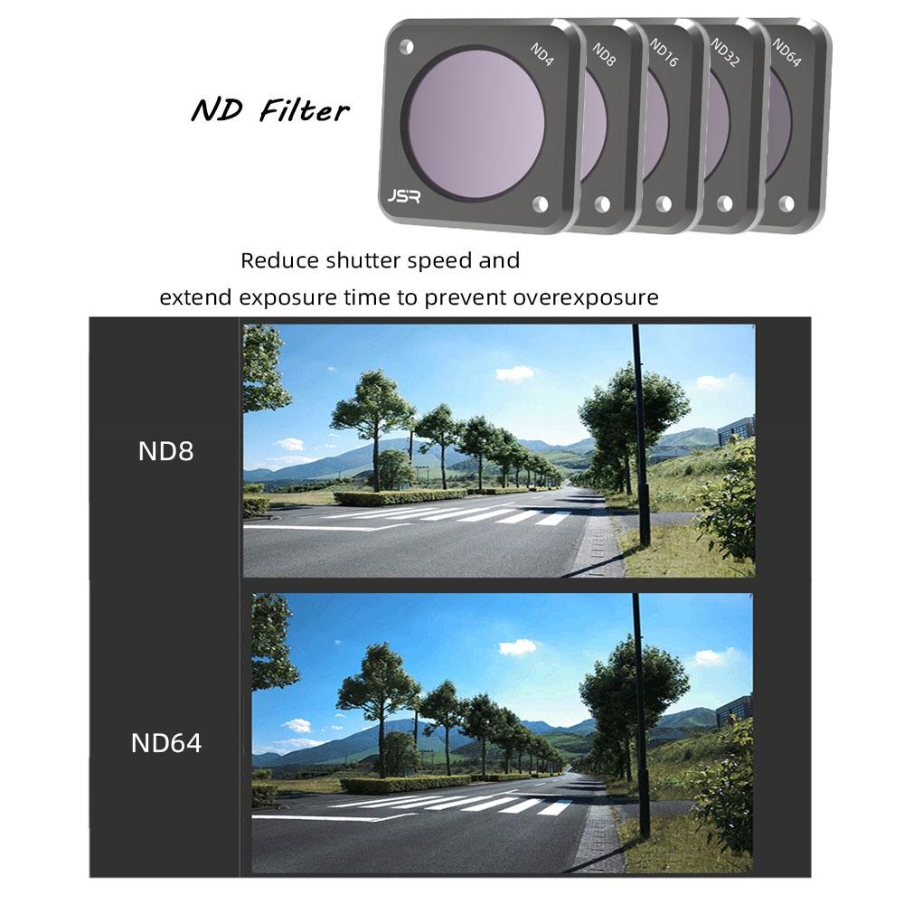 8 In 1 Action Camera Filters For Dji 2 With Optical Glass And Aluminium Frame