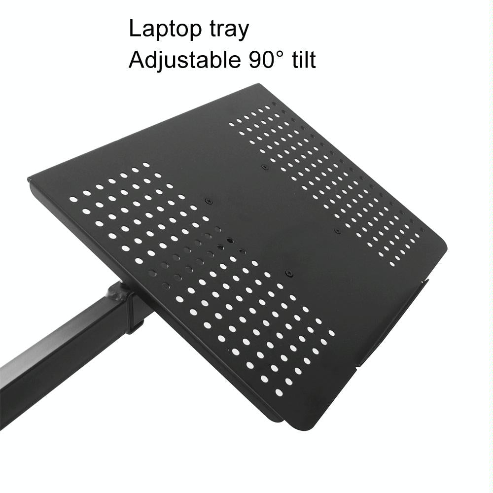 Rotatable Dual Screen Laptop Stand For Desktop Adjustable Mounting Solution