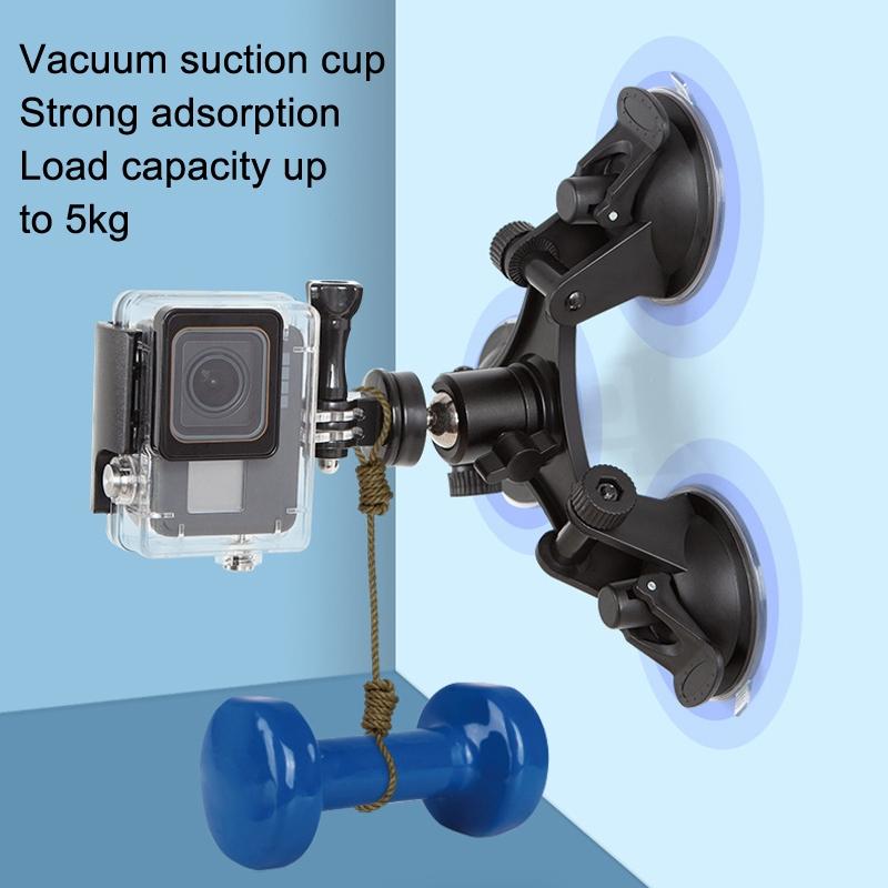 Universal Car Suction Cup Mount For Video Shooting And Camera Stabilisation