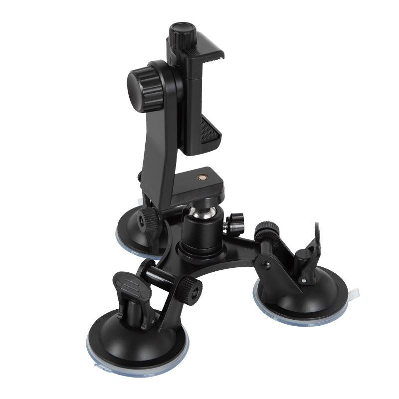 Universal Car Suction Cup Mount For Video Shooting And Phone Clip Holder