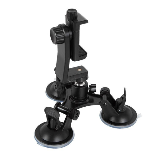 Universal Car Suction Cup Mount For Video Shooting And Phone Clip Holder