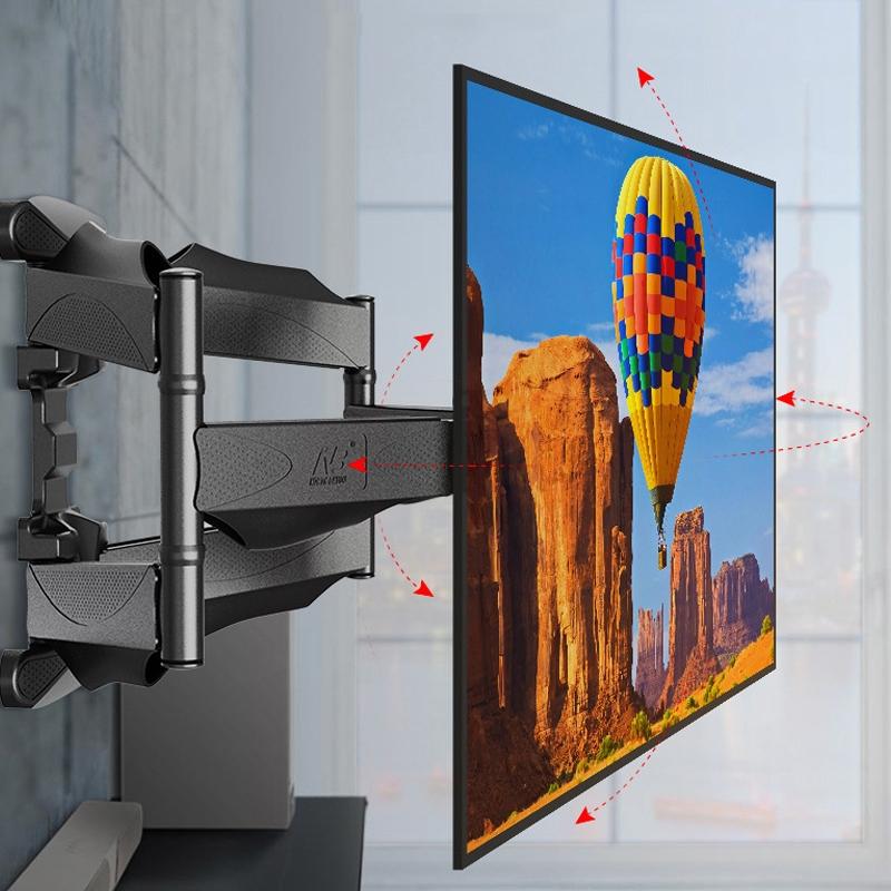 Telescopic Swivel Tv Monitor Wall Mount Bracket For 45 70 Inch