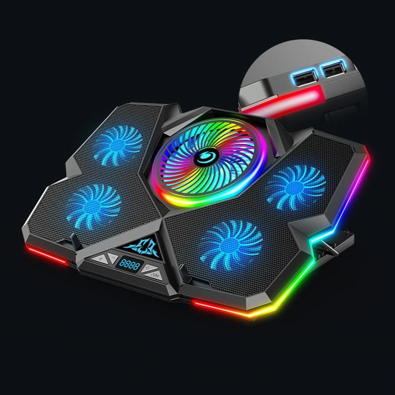 Usb Fan Cooler For Laptops With Five Ports And Touch Symphony Blue Design