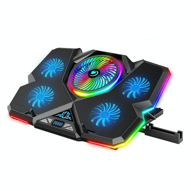 Usb Fan Cooler For Laptops With Five Ports And Touch Symphony Blue Design