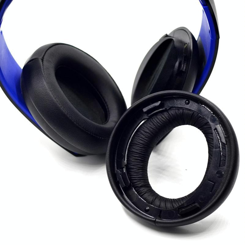 2 Pack Headphone Sponge Covers For Ps3 Ps4 7.1 Gold White Earmuff Replacement