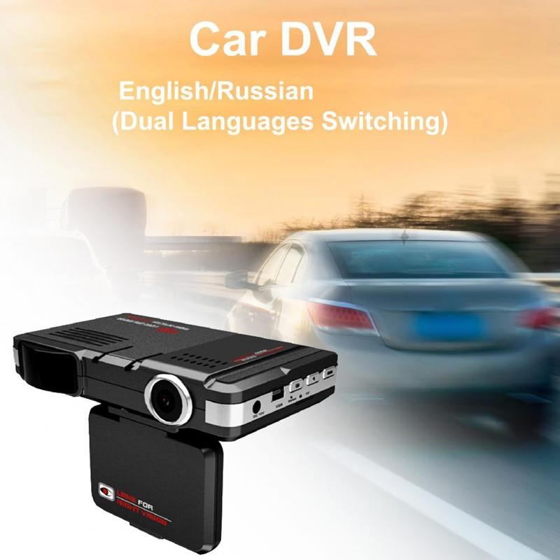 Vg1 Driving Recorder Radar 2-In-1 Electronic Dog Car Early Warning Detector