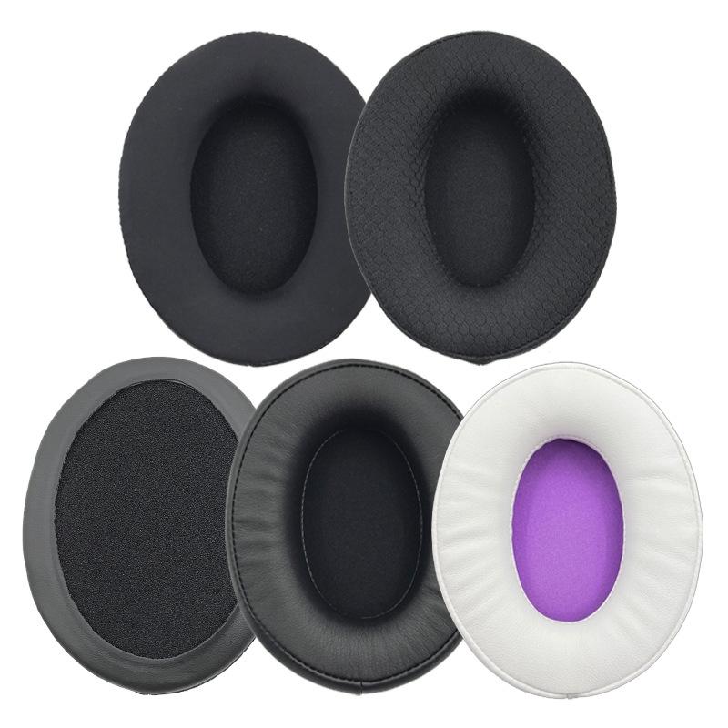 2 Pcs Foam Headphone Earmuffs For Kingston Hyperx Cloud Mix Flight Alpha White