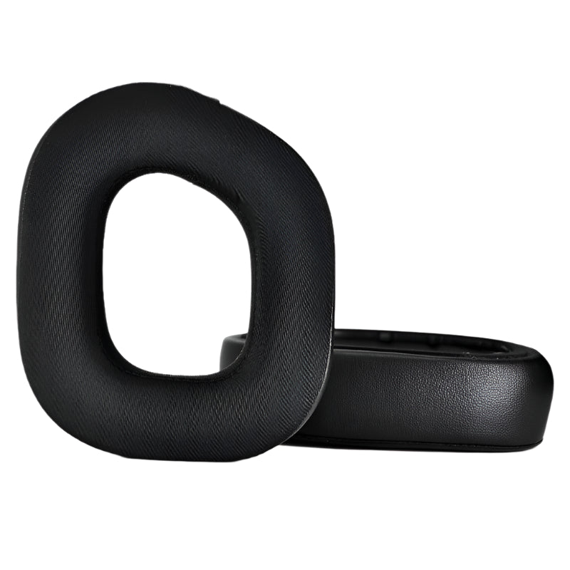 Pair Of Plush Earmuffs For Corsair Hs80 Rgb Headphones In Leather And Velvet
