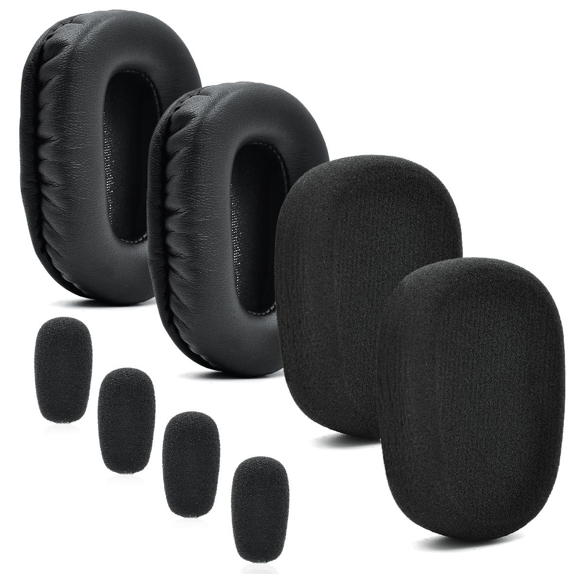 2 Pack Protein Leather Earmuffs For Blueparrott B450 Xt Headset Replacement Pads