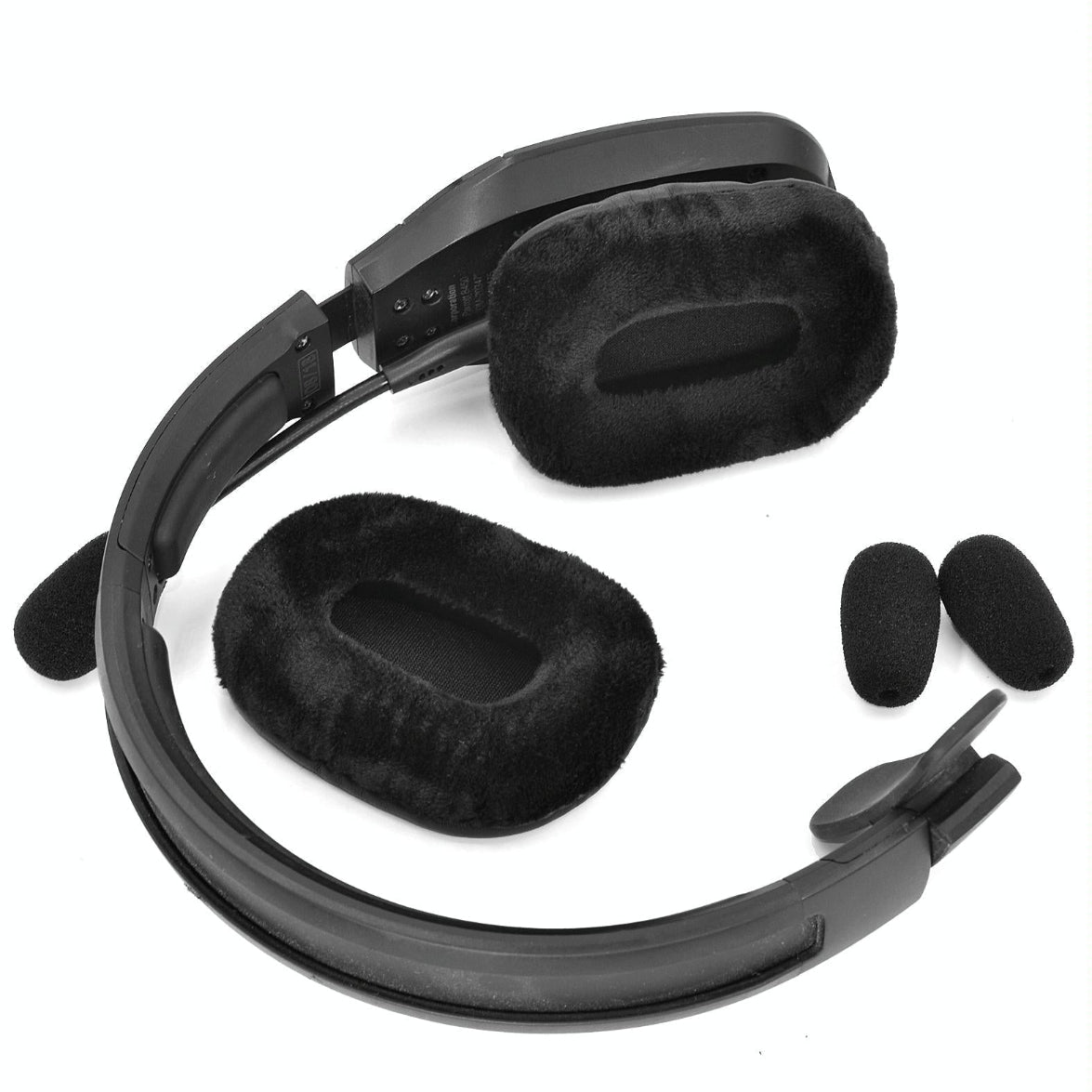Pair Of Velvet Earmuffs For Vxi B450 Xt Comfort And Enhanced Sound Quality