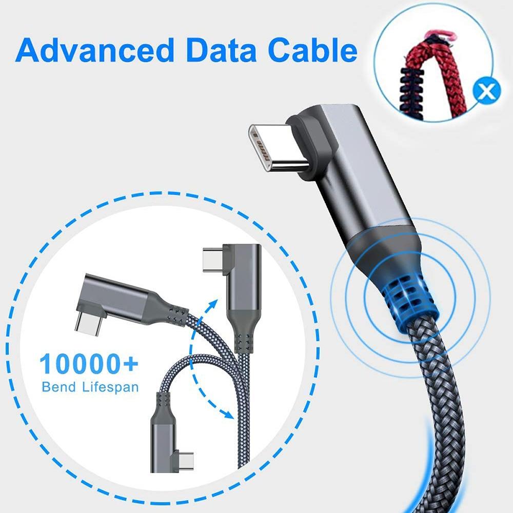 Aluminium Virtual Reality Link Cable For Oculus Quest 2 Five Metres