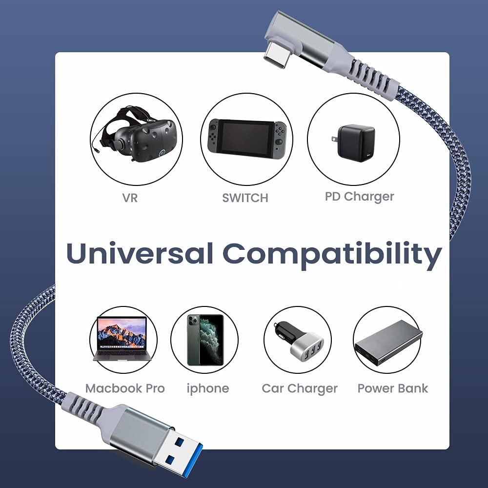 Aluminium Virtual Reality Link Cable For Oculus Quest 2 Five Metres