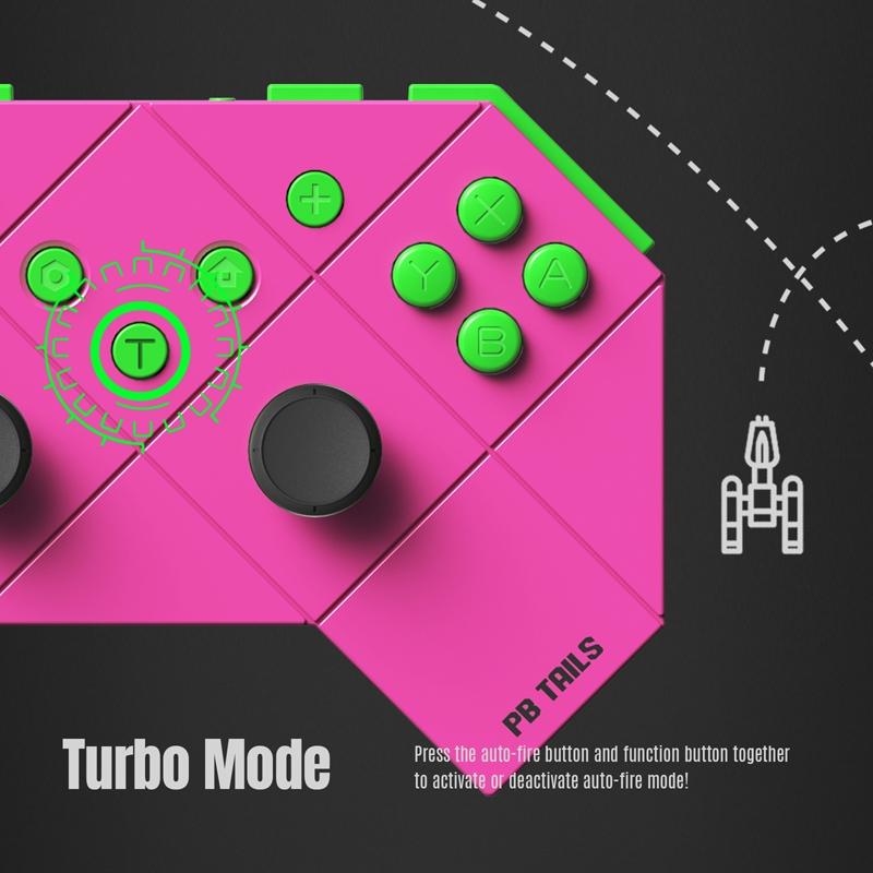 Army Gamepad For Nintendo Switch Tooth Design With Bluetooth Connectivity