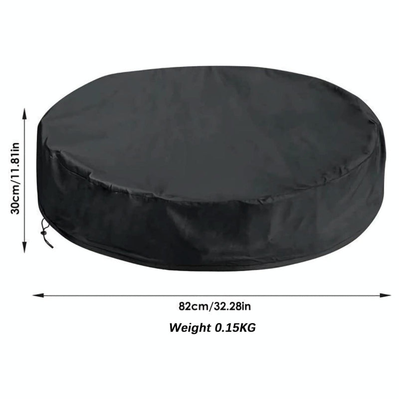 Foldable Sunscreen Pool Cover Black And Silver For Outdoor Swimming Pools