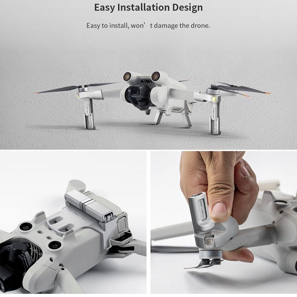 25 Millimetre Raised Landing Gear For Dji Mini 3 Pro With Quick Release Design
