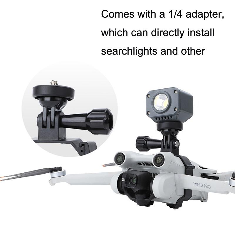 Pro Gopro 10 Action Camera Mount For Dji Mini 3 With Searchlight Compatibility