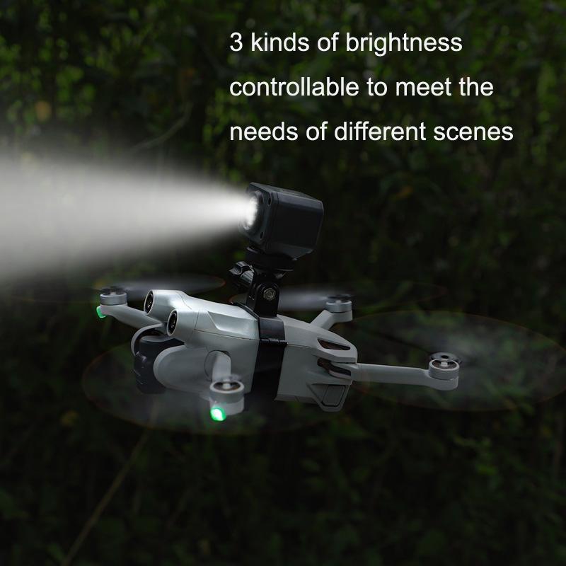 Pro Gopro 10 Action Camera Mount For Dji Mini 3 With Searchlight Compatibility