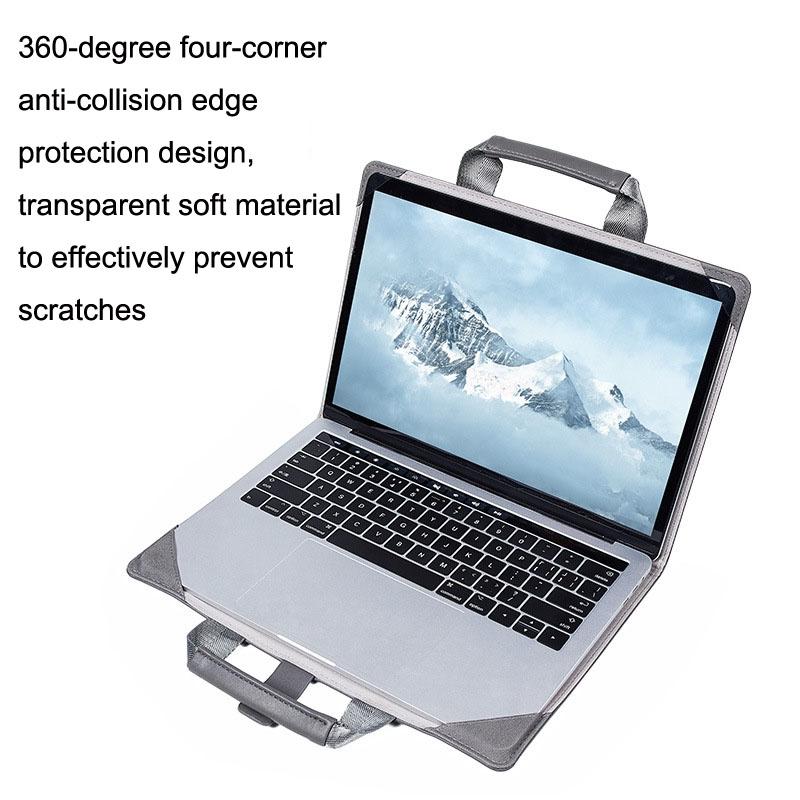 15.4 Inch Laptop Protective Tote Bag Dark Gray Durable And Stylish Storage Solution