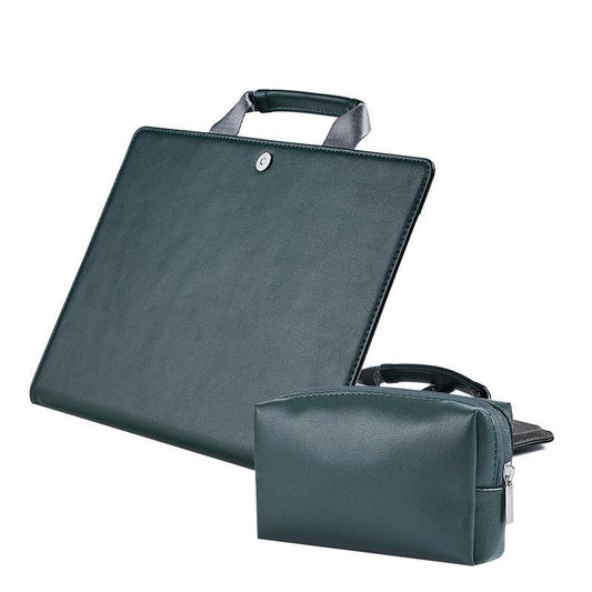 Fifteen Point Four Inch Laptop Bag And Power Tote Protective Case Ink Green