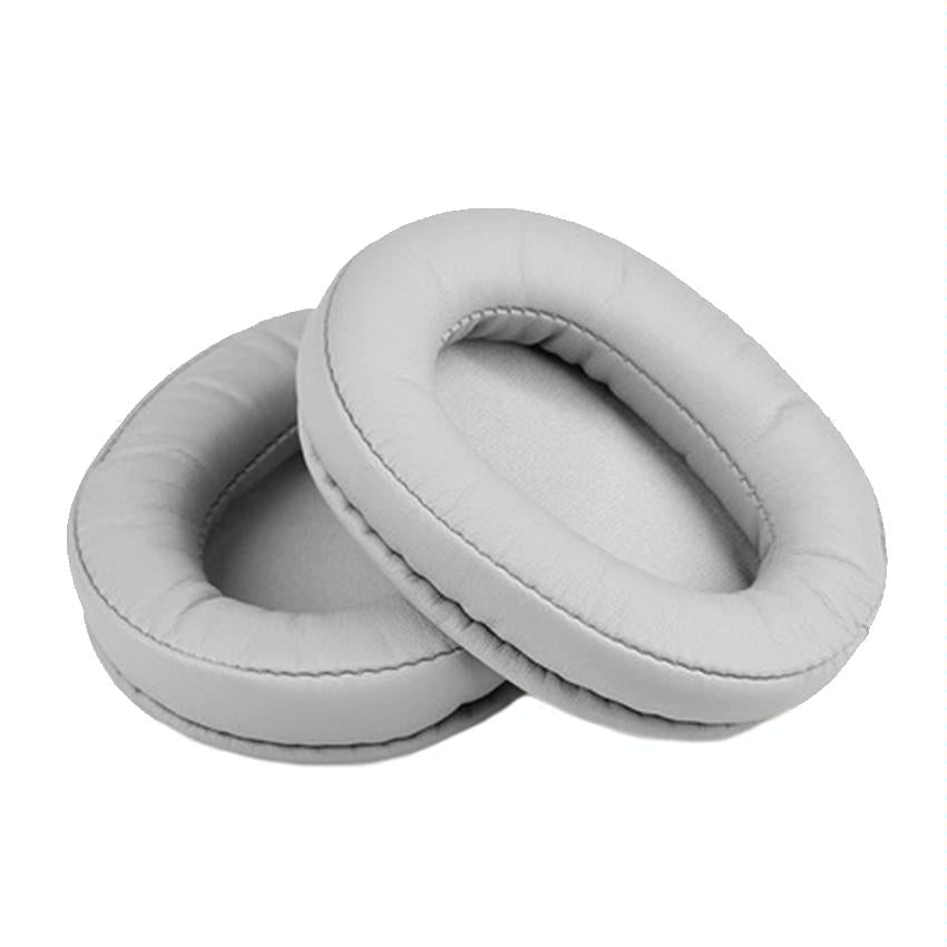 2 Pack Headset Earmuffs For Sony Mdr 7506 V6 900St With Gray Stitching