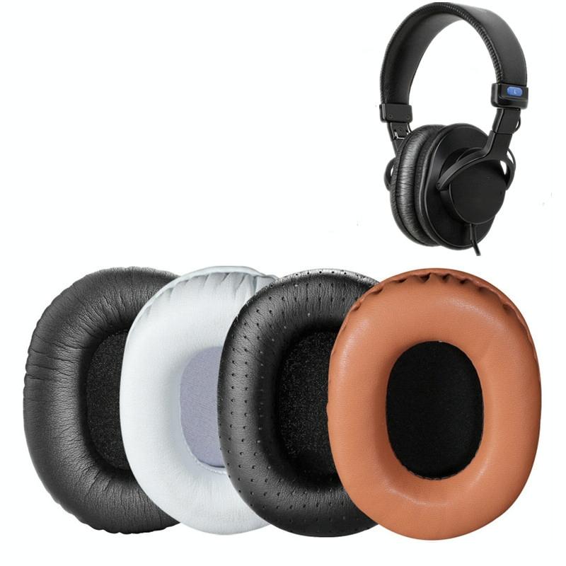 2 Pack Headset Earmuffs For Sony Mdr 7506 V6 900St With Gray Stitching