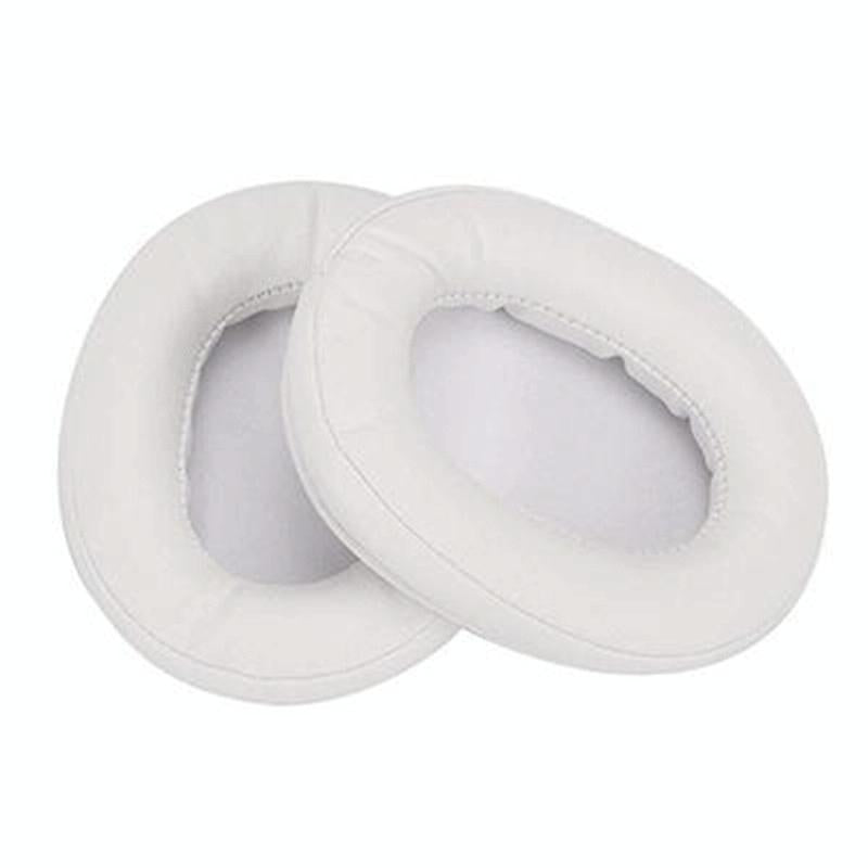 2 Pack Headset Earmuffs For Sony Mdr 7506 V6 900St With White Stitching