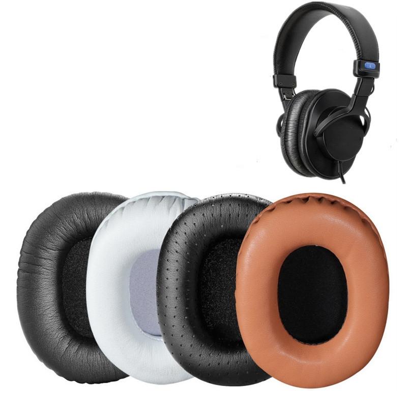 2 Pack Headset Earmuffs For Mdr 7506 V6 900St Brown Stitching Replacement Covers