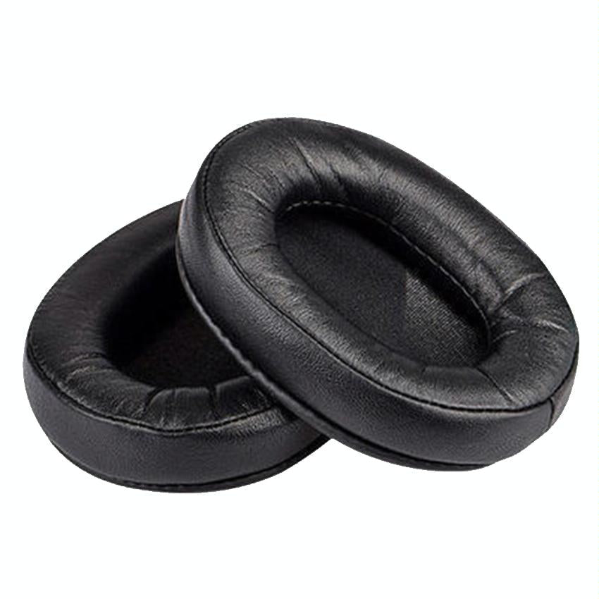 2 Pack Black Lambskin Earmuffs For Sony Mdr 7506 V6 900St Headsets Replacement
