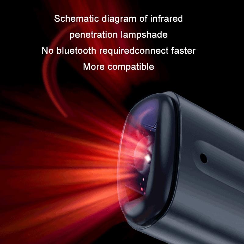 Universal Infrared Remote Control For Type Mobile Devices Silver Finish