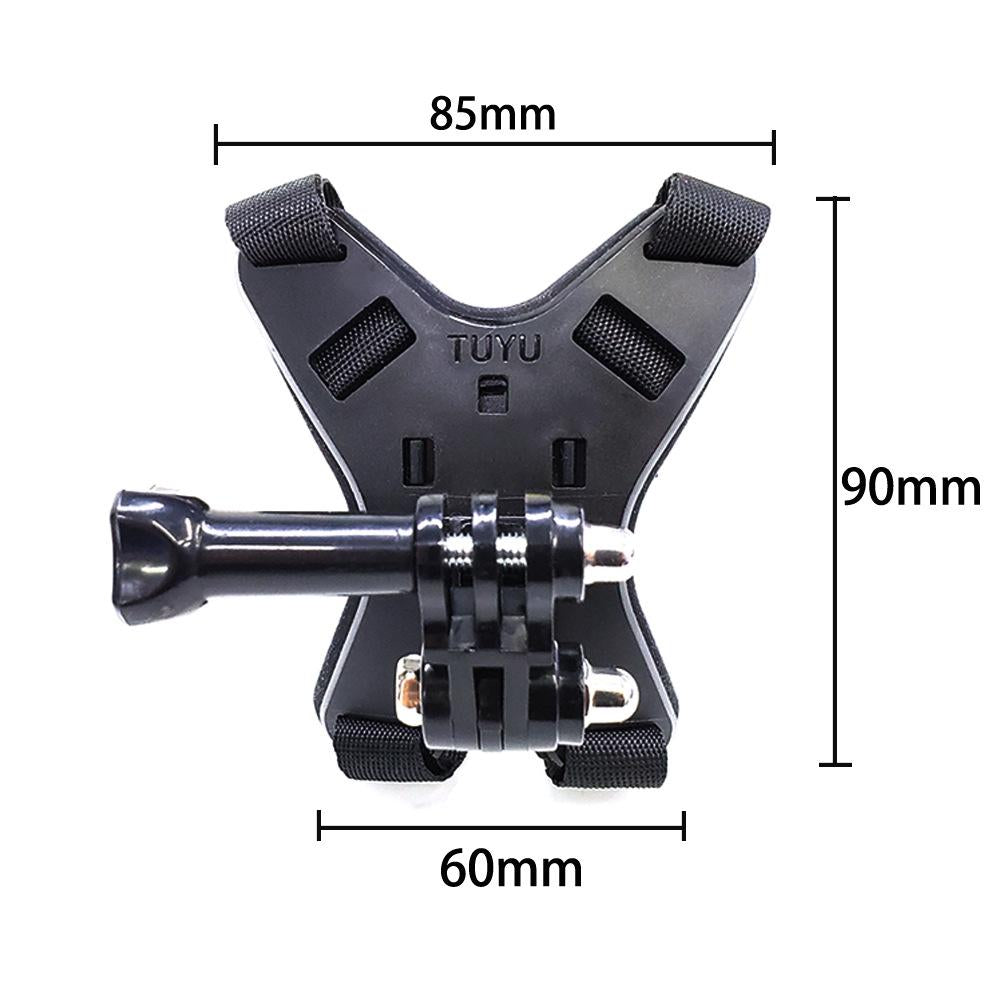 Universal Motorcycle Helmet Mount For Action Cameras And Mobile Phones