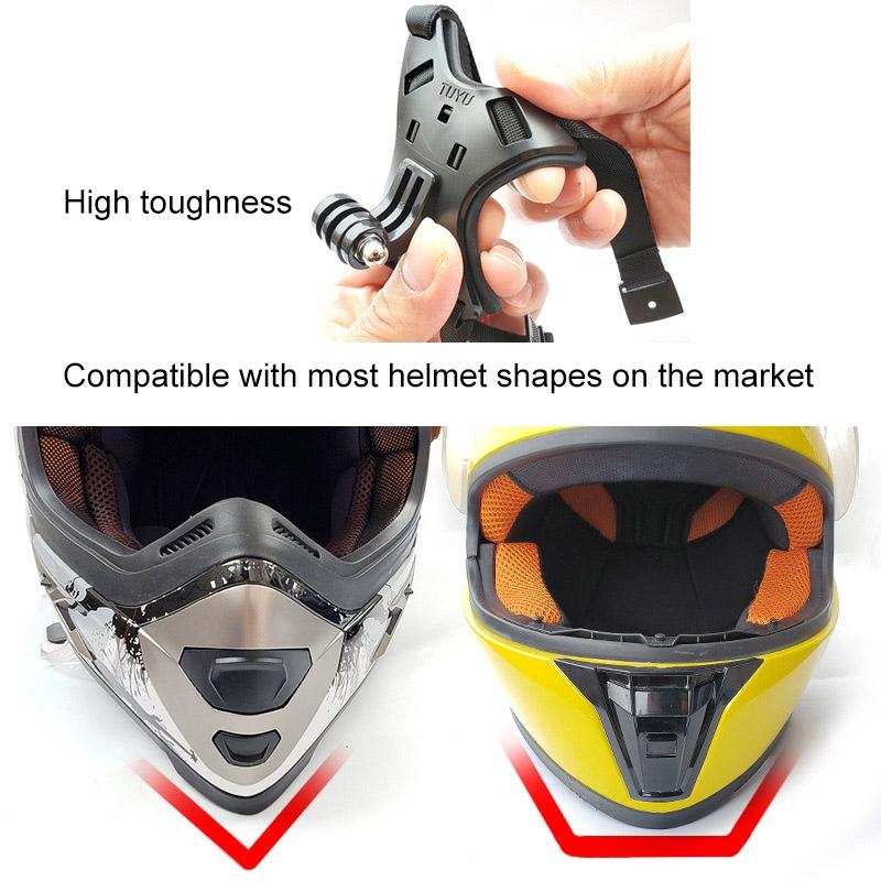 Universal Motorcycle Helmet Mount For Action Cameras And Mobile Phones