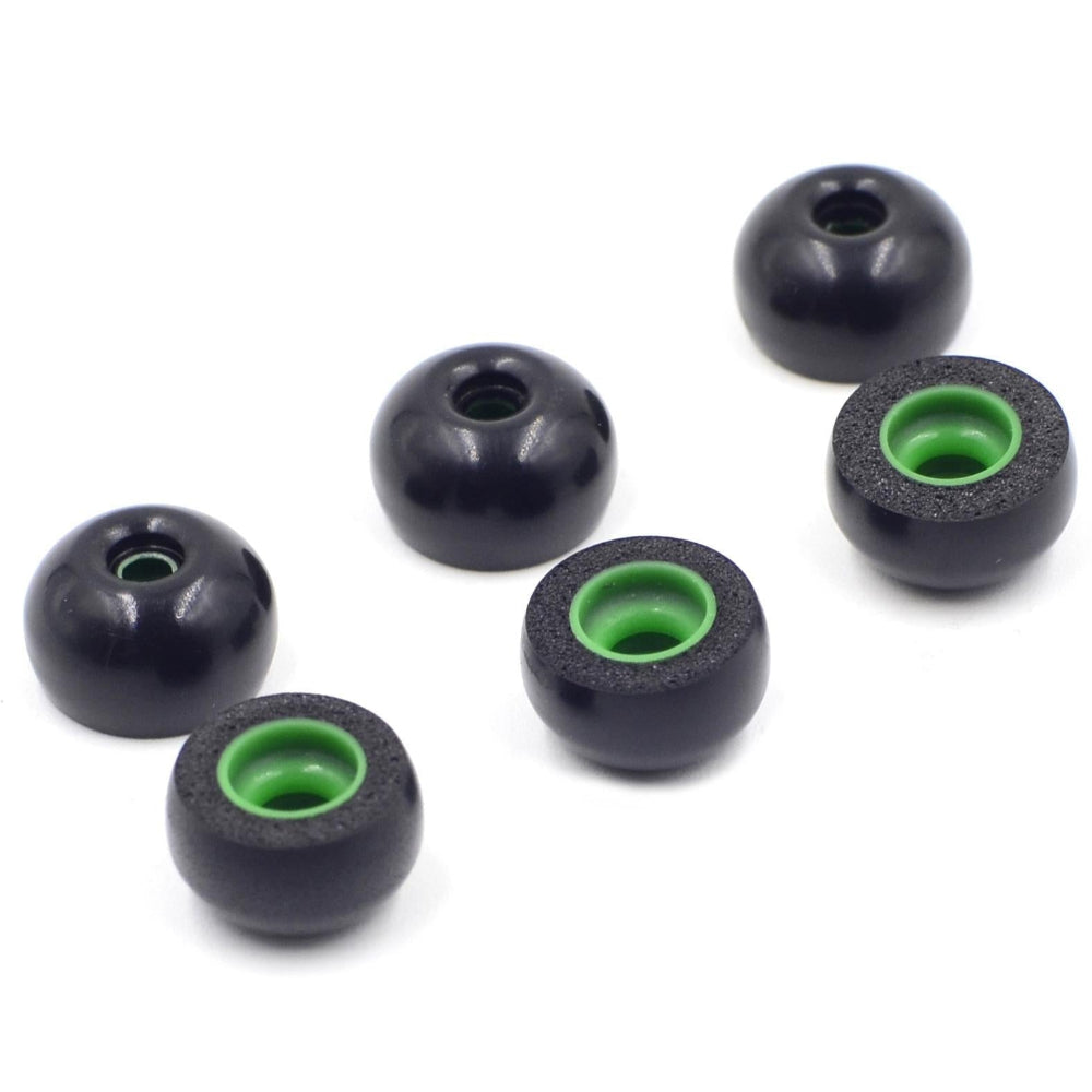 6 Pack Memory Foam Earplugs For True Wireless Headsets Medium Size