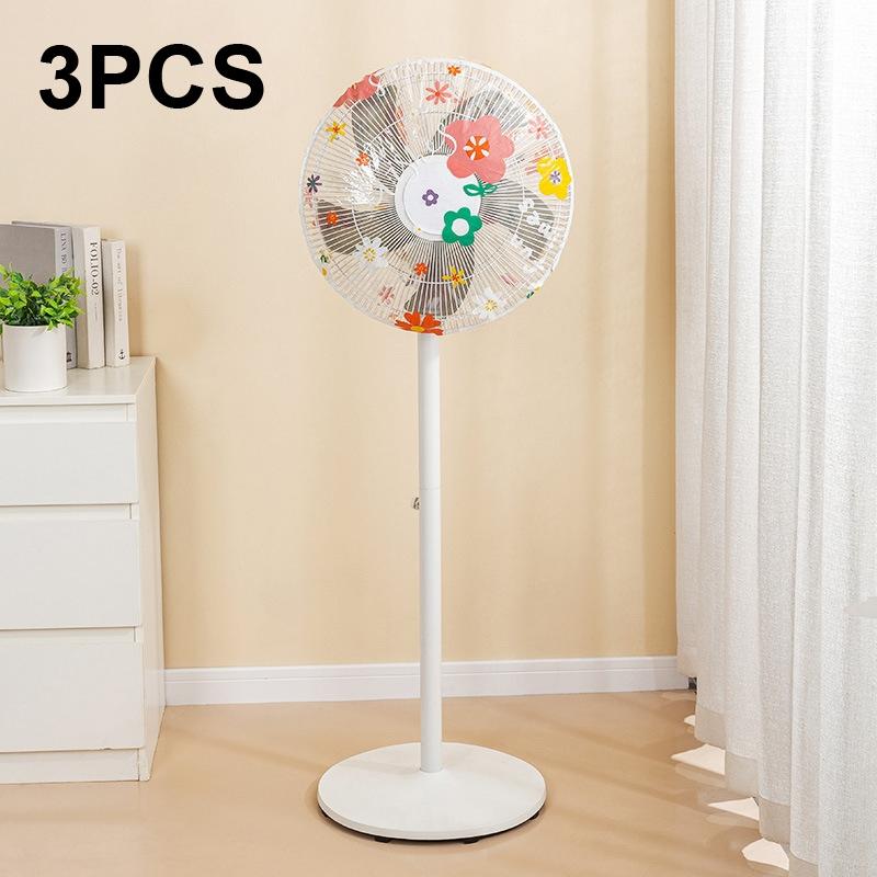 Waterproof Dustproof Fan Cover Set Of Three With Sunflower Design
