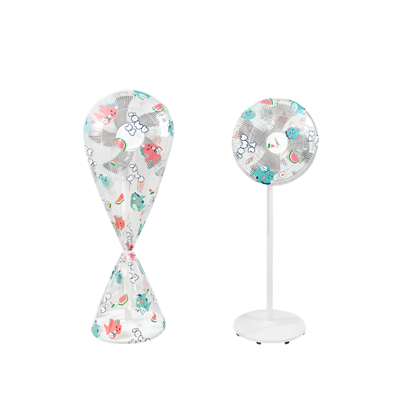 Waterproof Dustproof Fan Cover Little Dinosaur Design For Household Fans