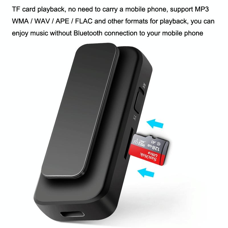2 In 1 Bluetooth 5.1 Receiver With Nfc For Car Auxiliary Connection