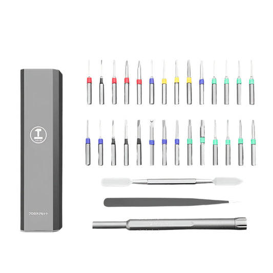 Thirty In One Aluminium Barrel Screw Knife Set For Disassembly And Maintenance