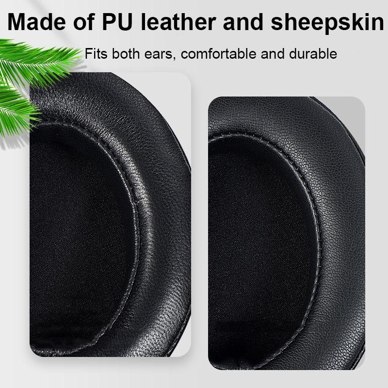 2 Pcs Breathable Foam Headphone Earmuffs With Buckle For Sennheiser Momentum 3 Gold
