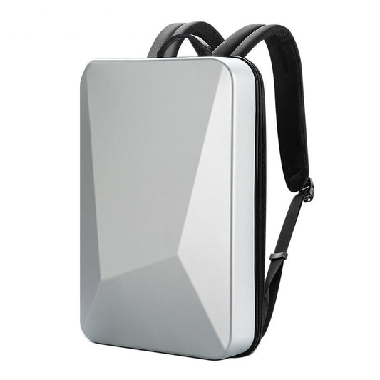 Waterproof Expandable Backpack With Usb Charging Silver Regular Version
