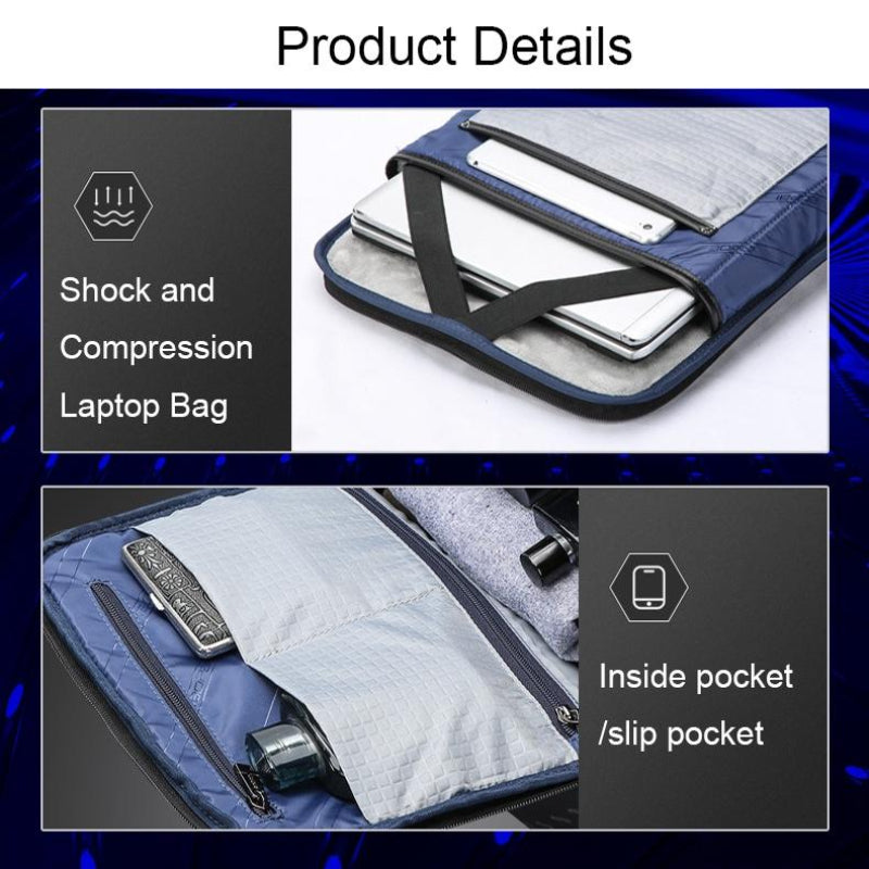 Waterproof Laptop Backpack With Usb Port Regular Version For Outdoor Use