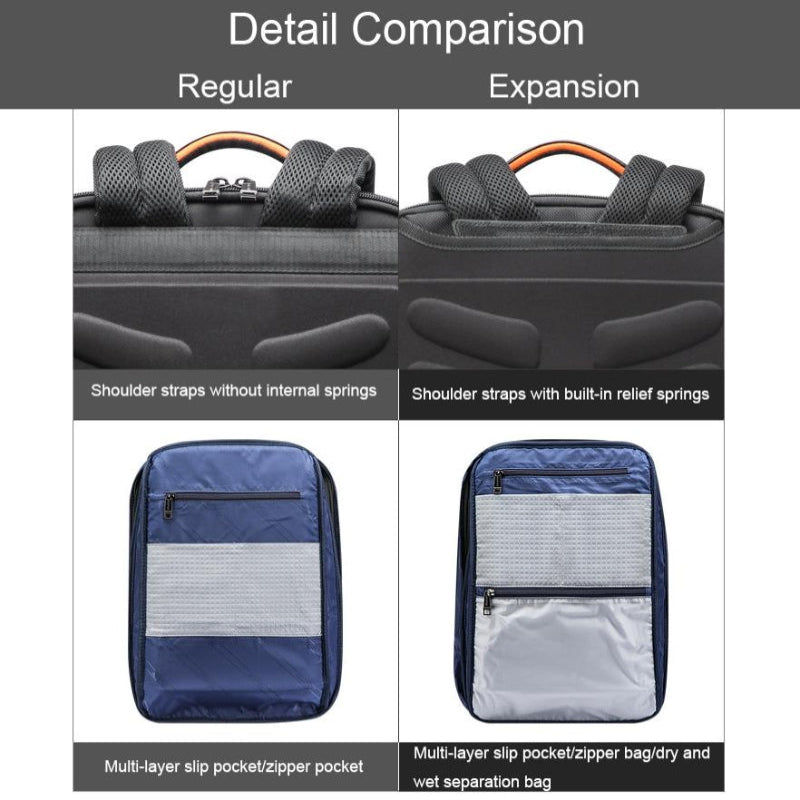 Waterproof Laptop Backpack With Usb Port Outdoor Expansion