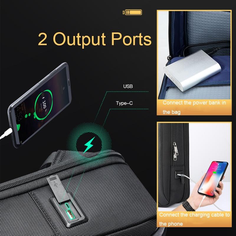 Waterproof Anti Theft Laptop Backpack With Usb Charging Stylish Secure Spacious Design