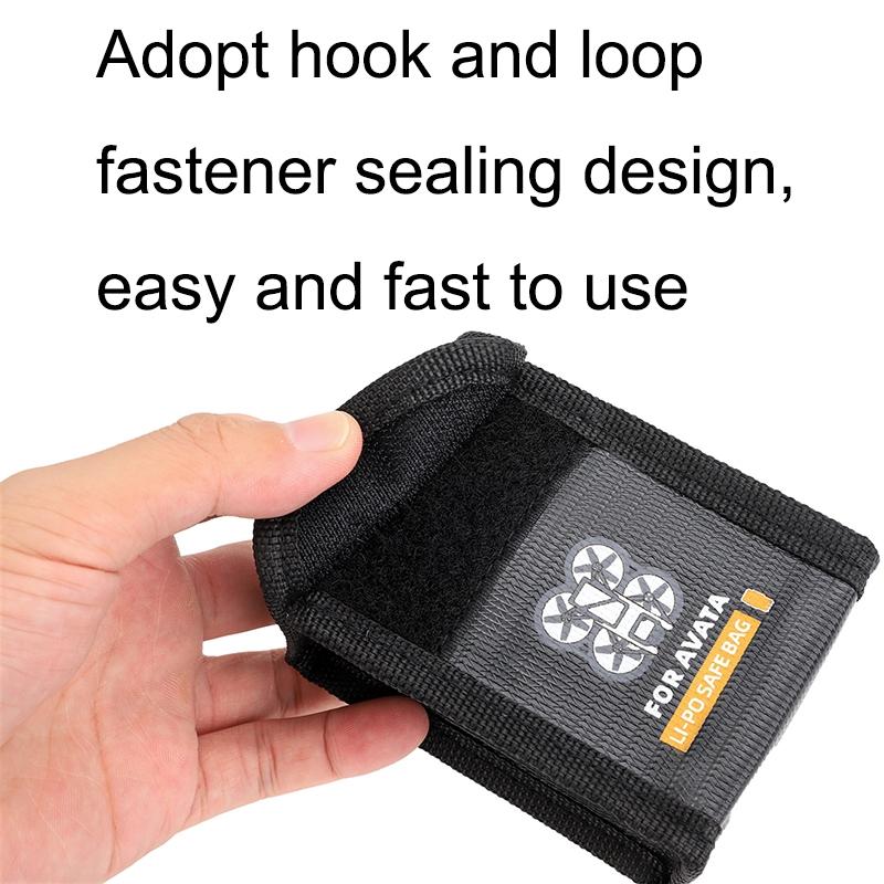 Explosion Proof Battery Bag For Dji Avata Holds 2 Batteries Securely
