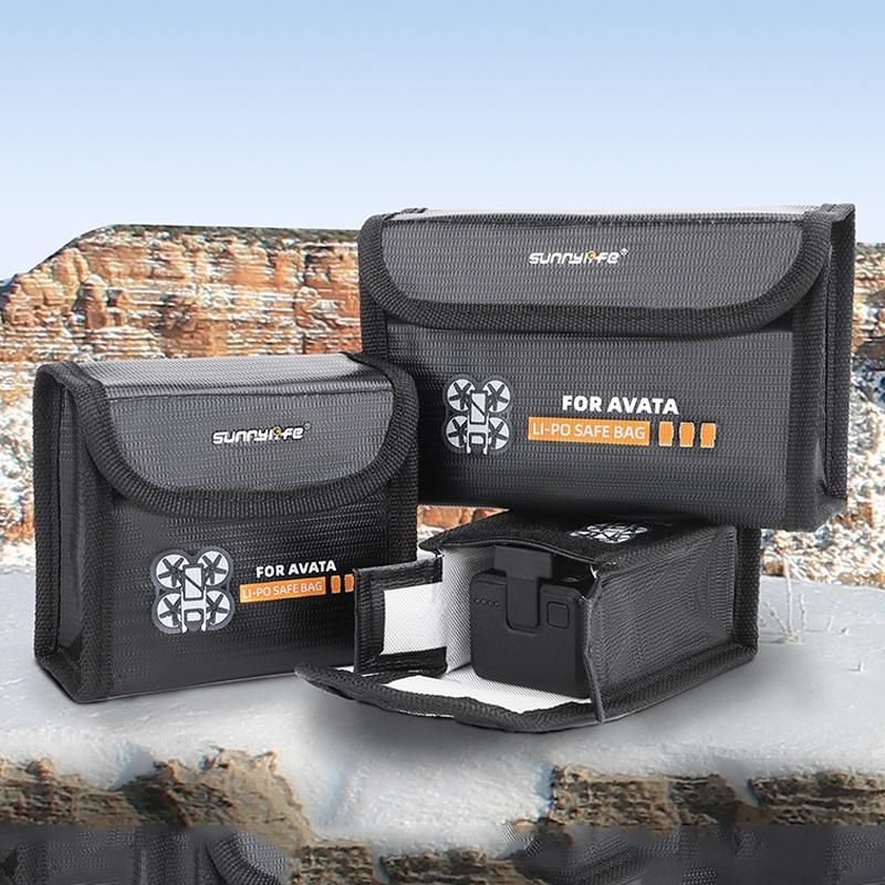 Explosion Proof Battery Bag For Dji Avata Holds 2 Batteries Securely