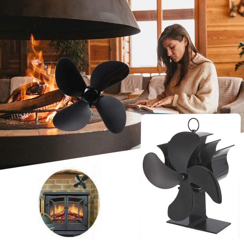 Thermal Fan For Fireplace Stove Efficient Heat Distribution And Energy Saving