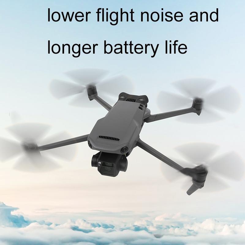 Two Sets Of Quick Release Paddle Blades For Mavic 3 With Noise Reduction Features